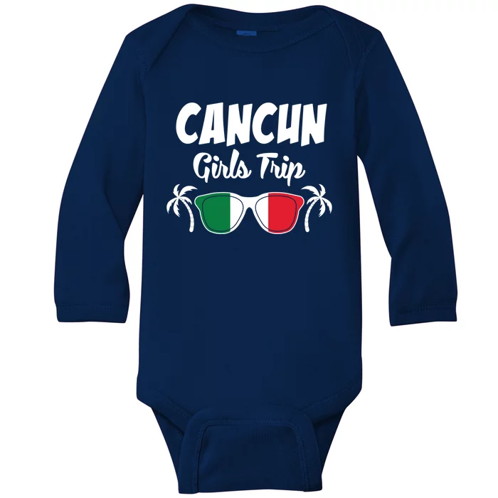 Matching Bachelorette Cancun Trip Meaningful Gift Baby Long Sleeve Bodysuit