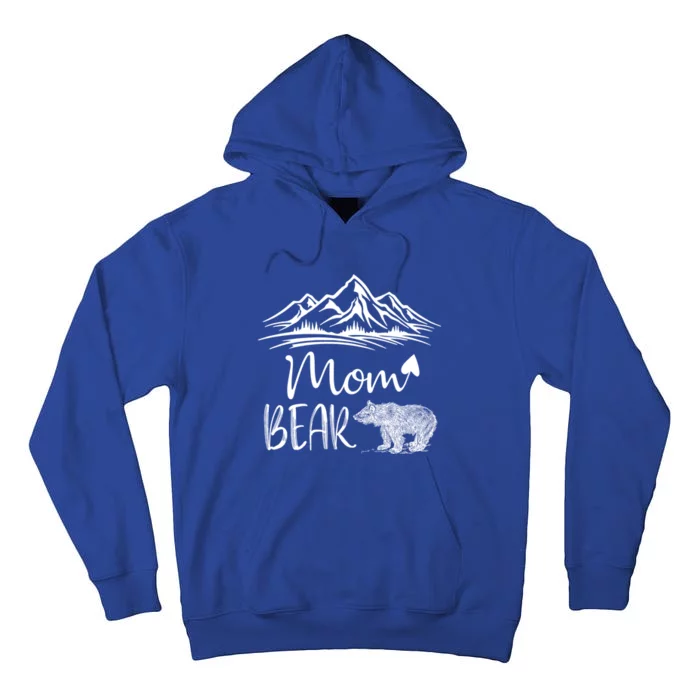 Mom Bear Camping Camp Matching Family Adventure Lovers Gift Tall Hoodie