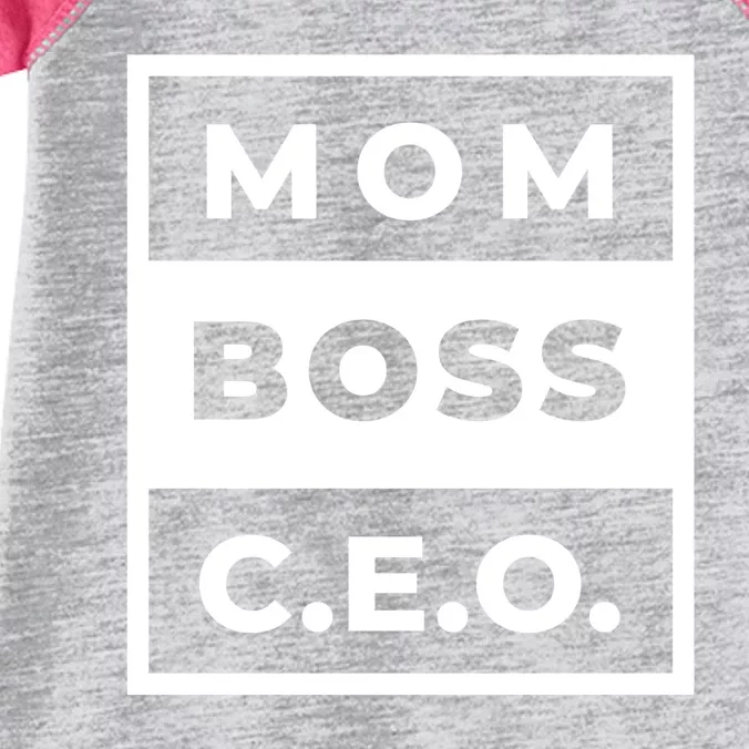 Mom Boss CEO Infant Baby Jersey Bodysuit