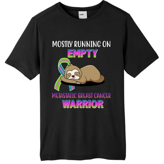 Metastatic Breast Cancer Warrior Awareness Sloth ChromaSoft Performance T-Shirt