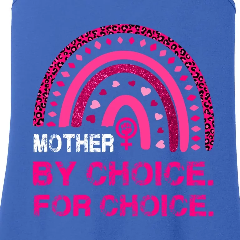 Mother By Choice For Choice Reproductive Right Boho Rainbow Gift Ladies Essential Tank