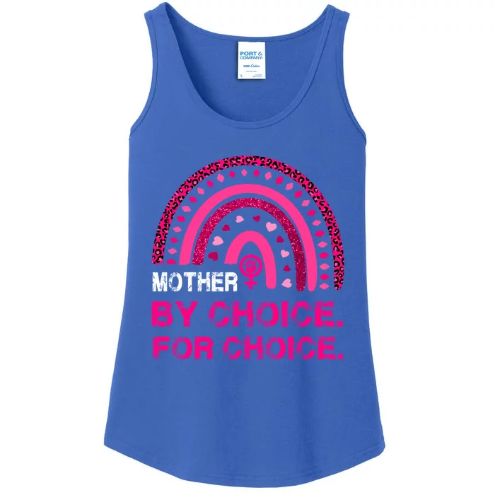 Mother By Choice For Choice Reproductive Right Boho Rainbow Gift Ladies Essential Tank