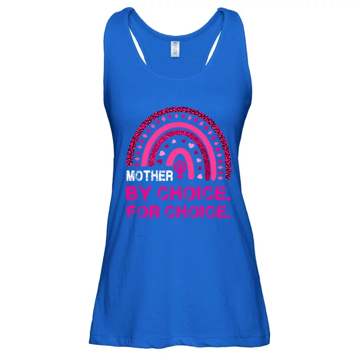 Mother By Choice For Choice Reproductive Right Boho Rainbow Gift Ladies Essential Flowy Tank