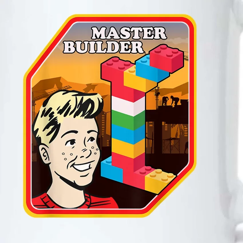 Master Builder Construction Building Blocks Bricks Engineer Black Color Changing Mug