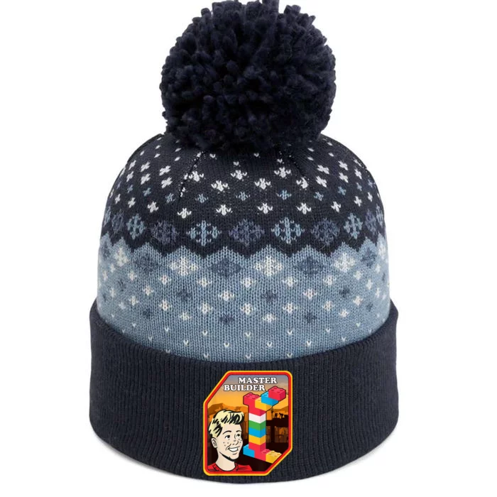 Master Builder Construction Building Blocks Bricks Engineer The Baniff Cuffed Pom Beanie