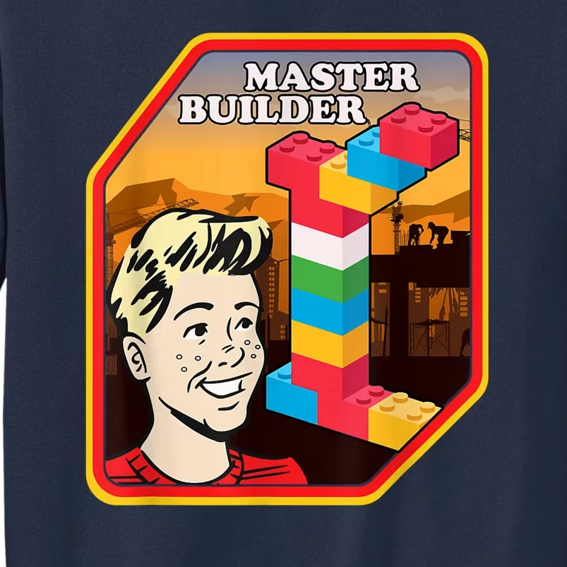 Master Builder Construction Building Blocks Bricks Engineer Sweatshirt