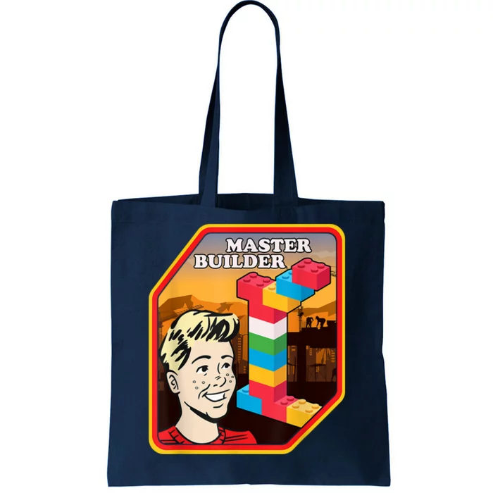 Master Builder Construction Building Blocks Bricks Engineer Tote Bag