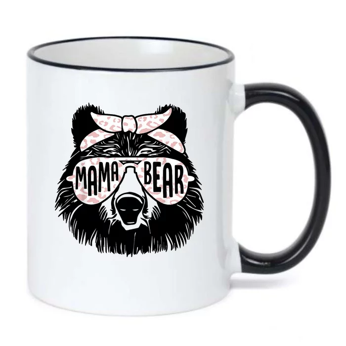 Mama Bear Cute Gift Mom Black Color Changing Mug