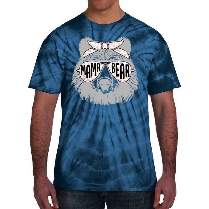 Mama Bear Cute Gift Mom Tie-Dye T-Shirt