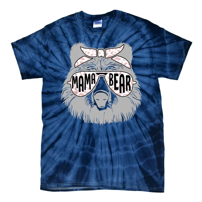 Mama Bear Cute Gift Mom Tie-Dye T-Shirt