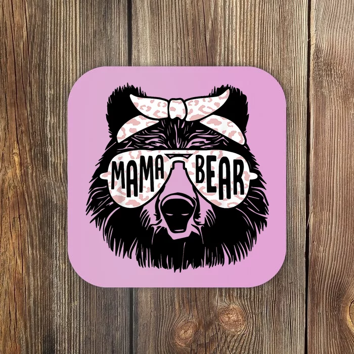 Mama Bear Cute Gift Mom Coaster