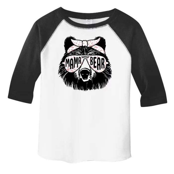 Mama Bear Cute Gift Mom Toddler Fine Jersey T-Shirt