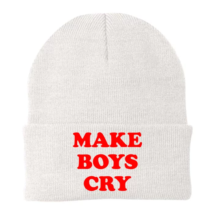 Make Boys Cry Funny Humor Knit Cap Winter Beanie