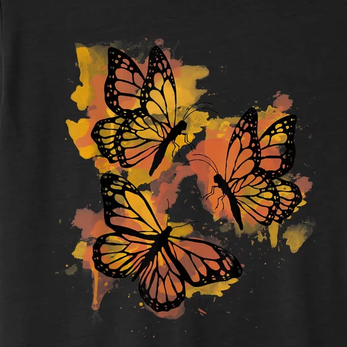 Monarch Butterfly Colourful Butterfly ChromaSoft Performance T-Shirt