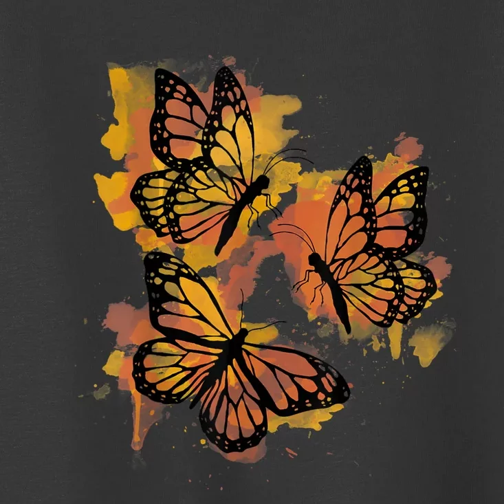 Monarch Butterfly Colourful Butterfly Toddler T-Shirt