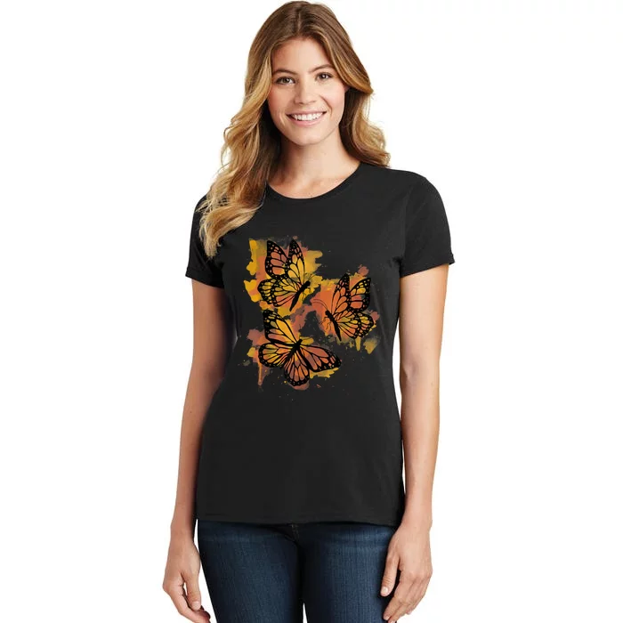 Monarch Butterfly Colourful Butterfly Women's T-Shirt