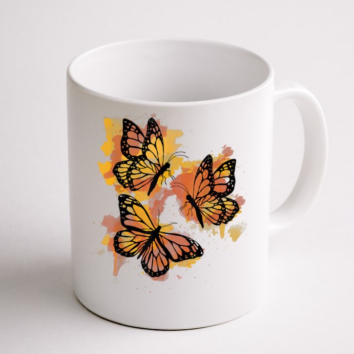 Monarch Butterfly Colourful Butterfly Front & Back Coffee Mug