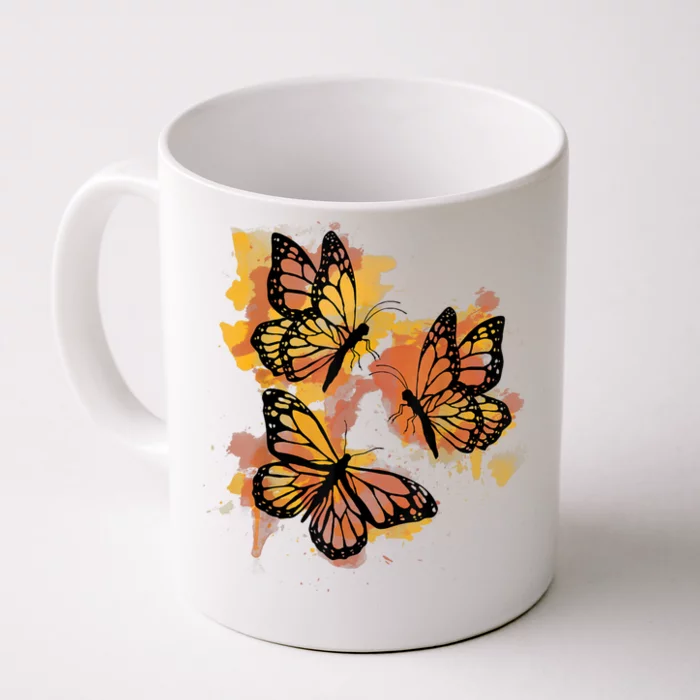 Monarch Butterfly Colourful Butterfly Front & Back Coffee Mug