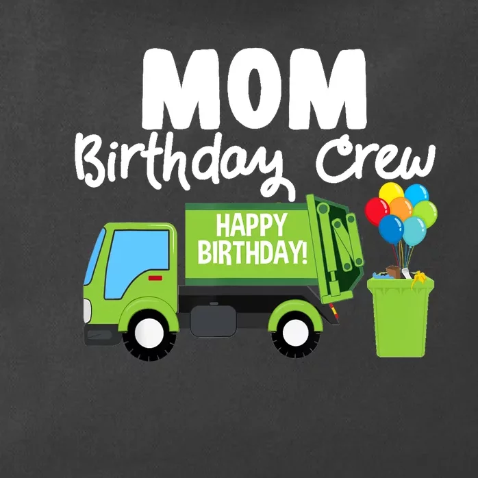 Mom Birthday Crew Garbage Truck Birthday Party Zip Tote Bag