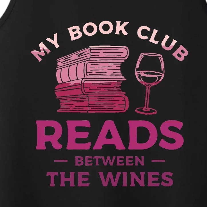 My Book Club Reads Between The Wines Wine Drinking Performance Tank