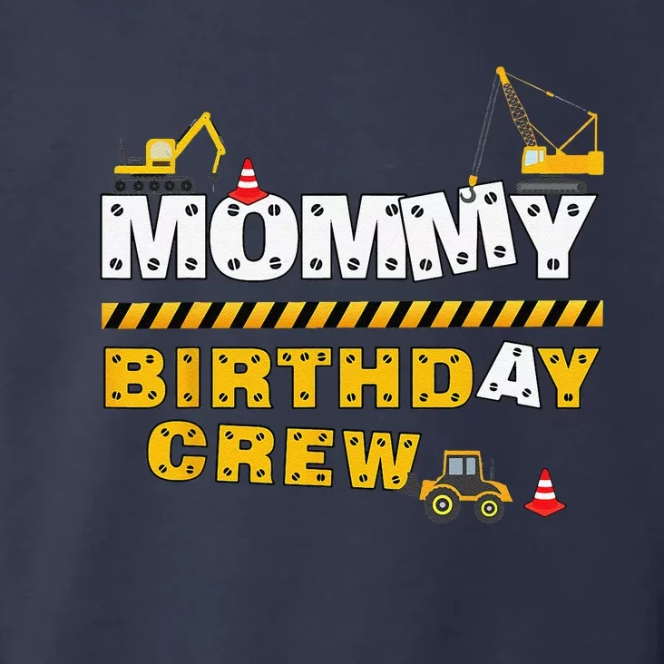 Mommy Birthday Crew Construction Family Birthday Party Toddler Hoodie