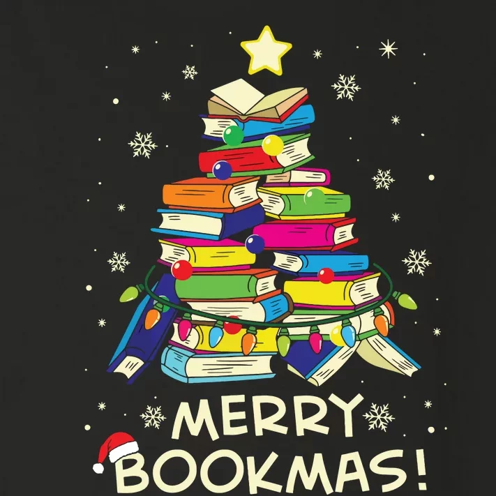 Merry Bookmas Christmas Library Tree Shirts Reading Librarian Toddler Long Sleeve Shirt