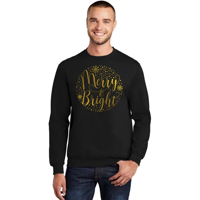 Merry & Bright Christmas Patterns Tall Sweatshirt