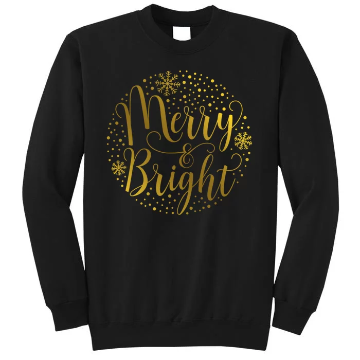 Merry & Bright Christmas Patterns Tall Sweatshirt