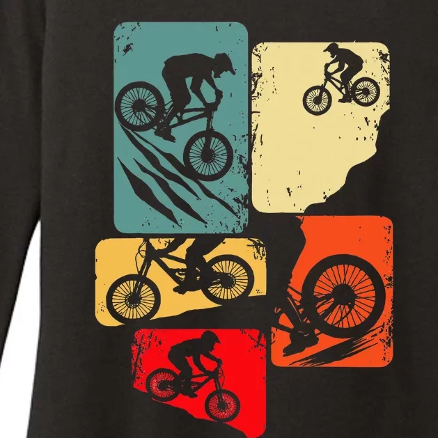 Mountain Bike Downhill Mtb Biking Cycling Biker Womens CVC Long Sleeve Shirt