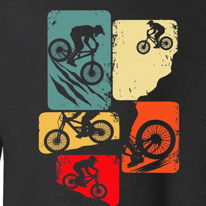 Mountain Bike Downhill Mtb Biking Cycling Biker Toddler Sweatshirt