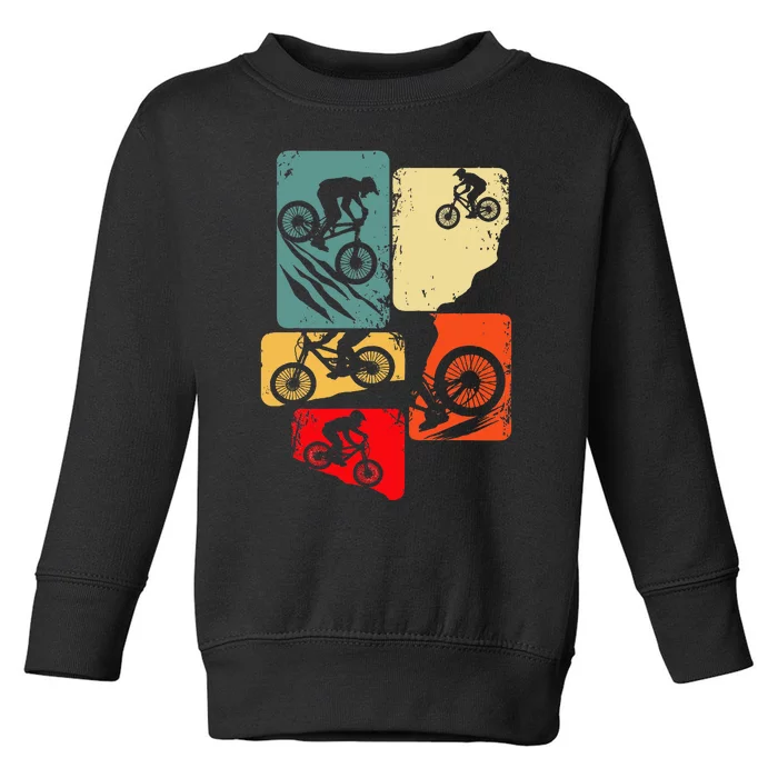 Mountain Bike Downhill Mtb Biking Cycling Biker Toddler Sweatshirt