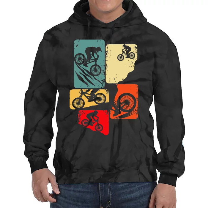 Mountain Bike Downhill Mtb Biking Cycling Biker Tie Dye Hoodie