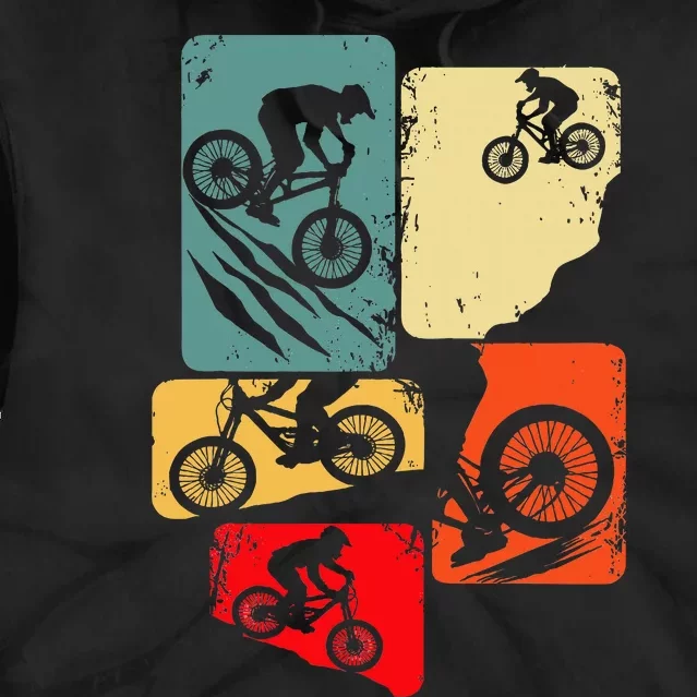 Mountain Bike Downhill Mtb Biking Cycling Biker Tie Dye Hoodie