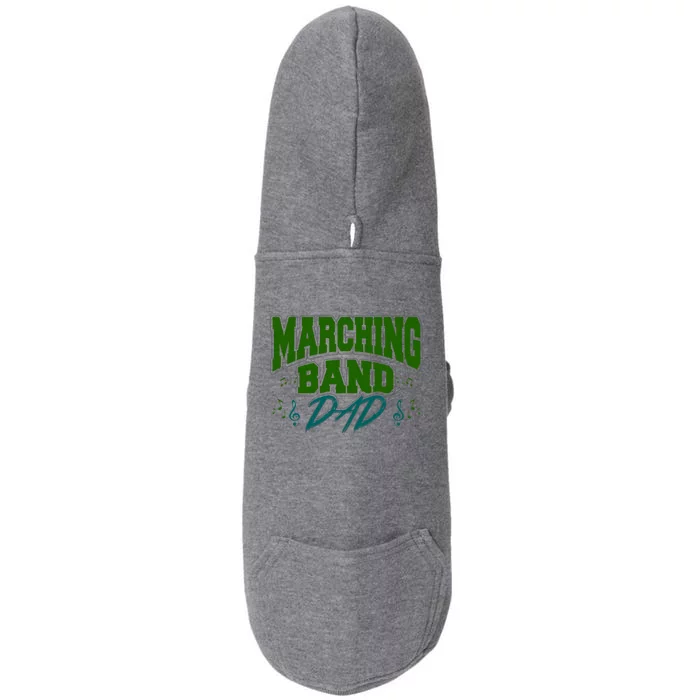 Marching Band Dad Gift For Marching Band Dad Gift Doggie 3-End Fleece Hoodie