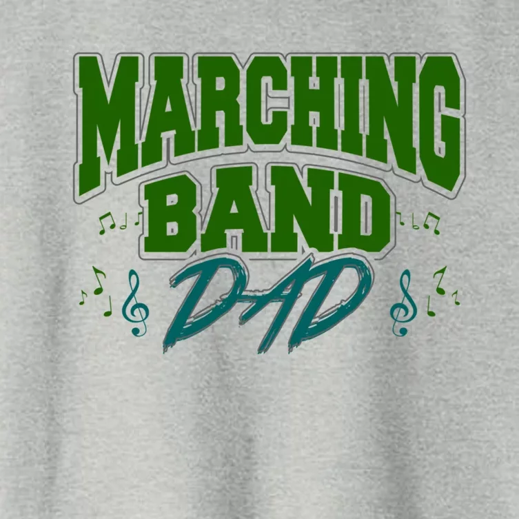 Marching Band Dad Gift For Marching Band Dad Gift Women's Crop Top Tee