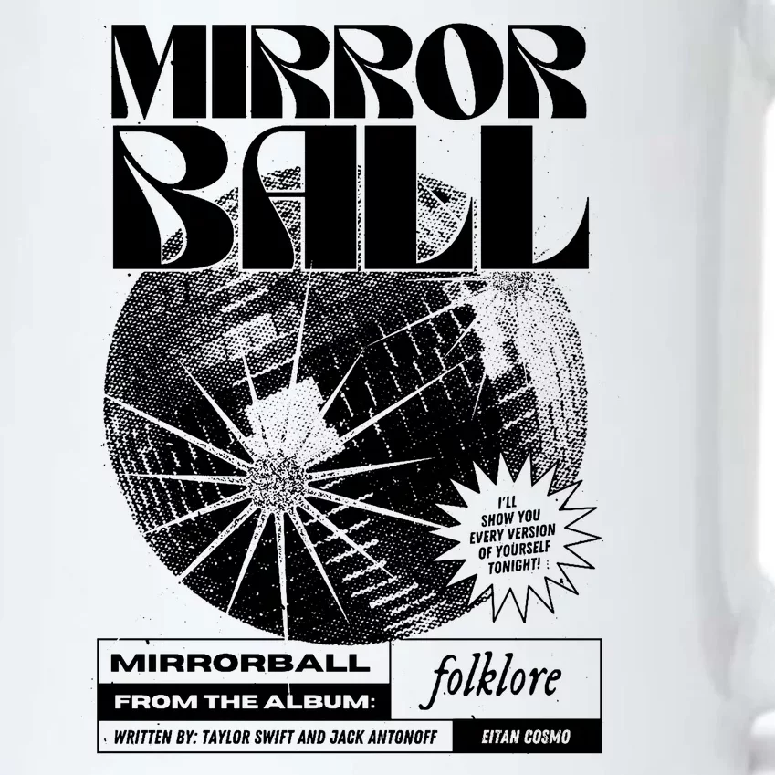 Mirror Ball Disco 70s 80s 90s Balls Folklore Black Color Changing Mug