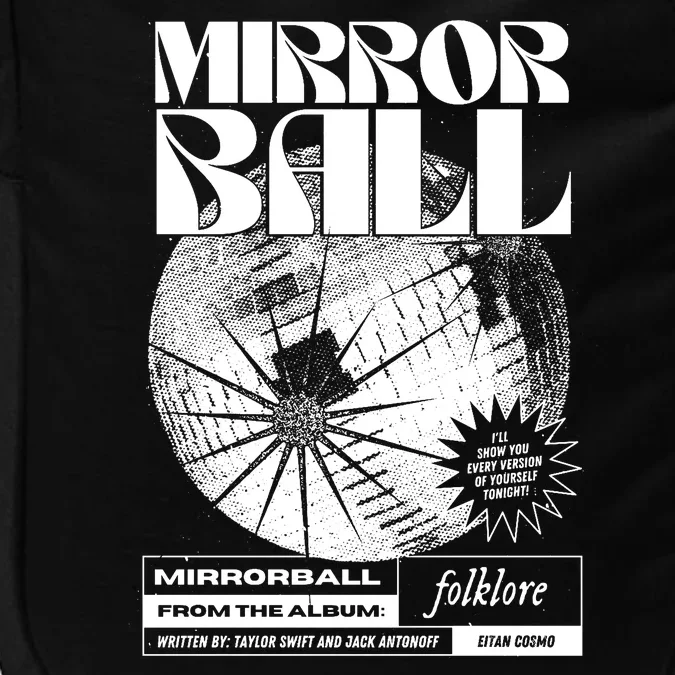 Mirror Ball Disco 70s 80s 90s Balls Folklore Impact Tech Backpack