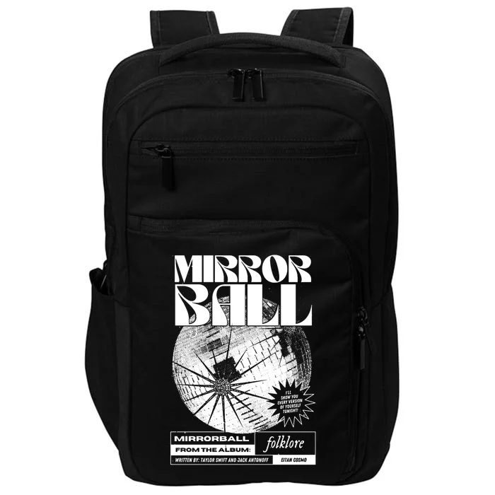 Mirror Ball Disco 70s 80s 90s Balls Folklore Impact Tech Backpack