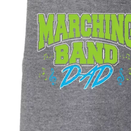 Marching Band Dad Gift For Marching Band Dad Gift Doggie 3-End Fleece Hoodie