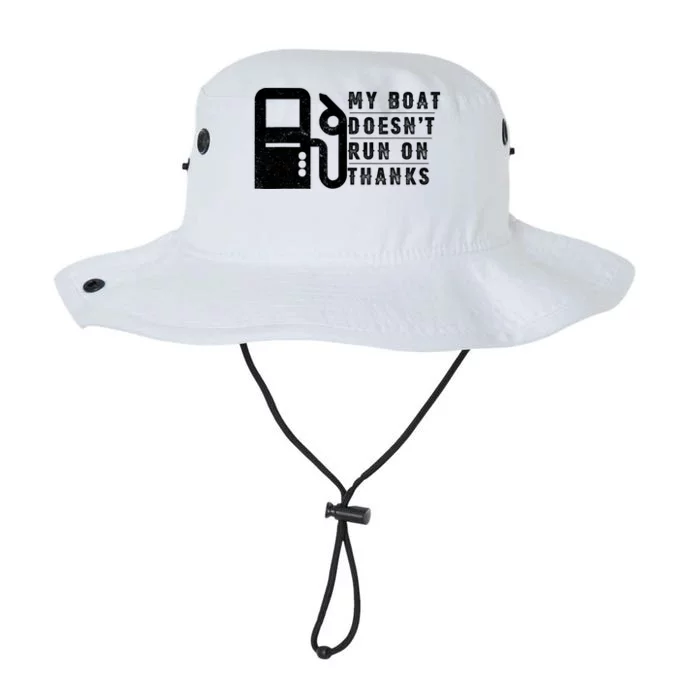 My Boat Doesnt Run On Thanks Boating Gifts For Boat Owners Legacy Cool Fit Booney Bucket Hat