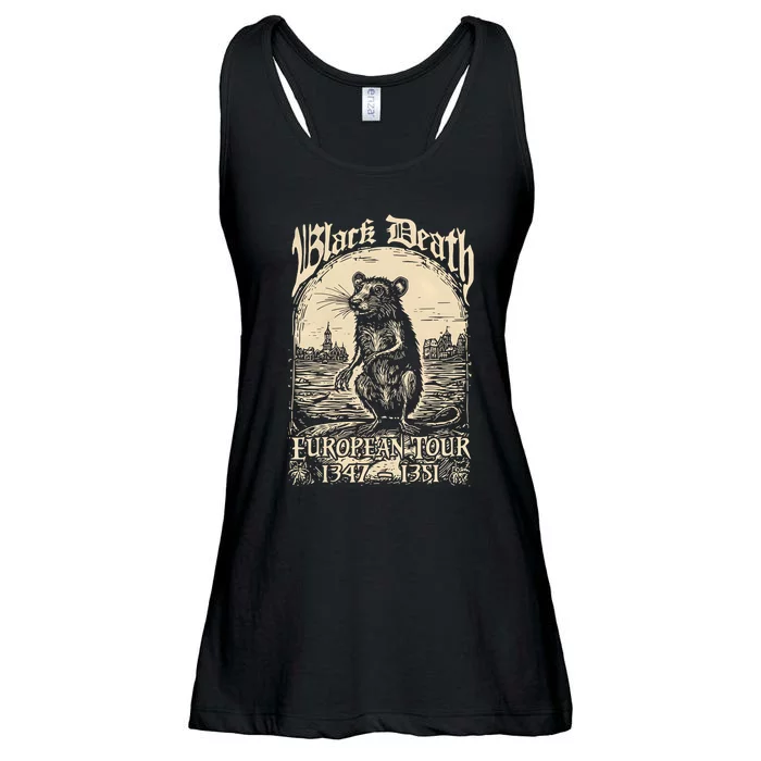 Mouse Black Death European 1347 1351 Ladies Essential Flowy Tank