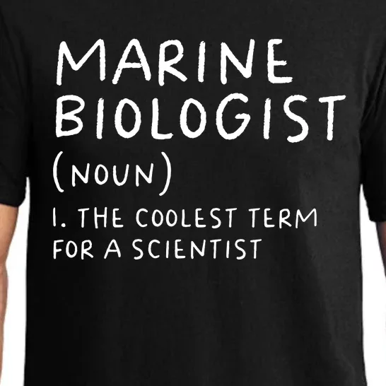 Marine Biologist Definition Funny Scientist Science Teacher Pajama Set