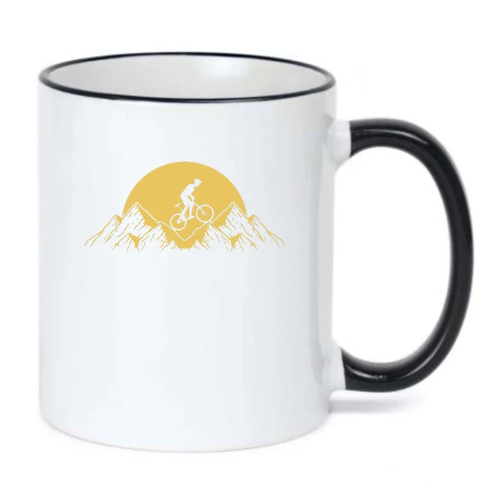 Mountain Bike Downhill Black Color Changing Mug