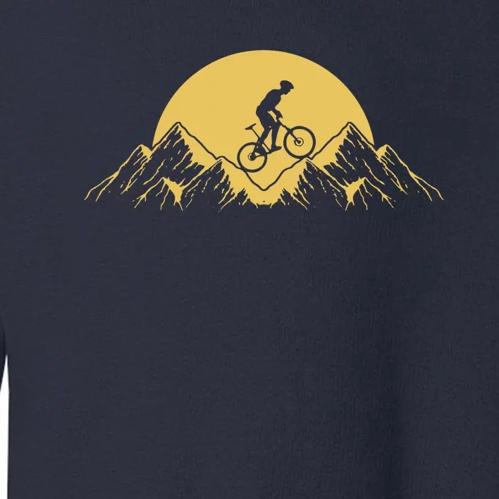 Mountain Bike Downhill Toddler Sweatshirt