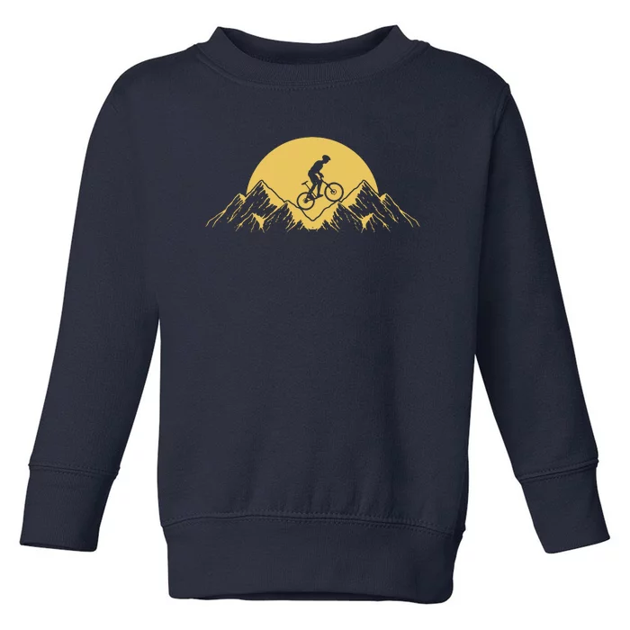 Mountain Bike Downhill Toddler Sweatshirt