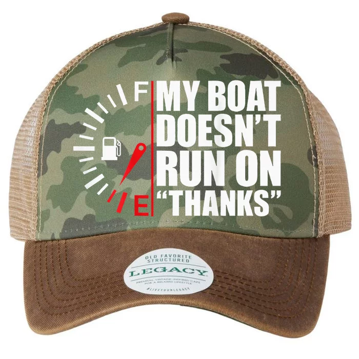 My Boat DoesnT Run On Thanks Boat Owners Legacy Tie Dye Trucker Hat