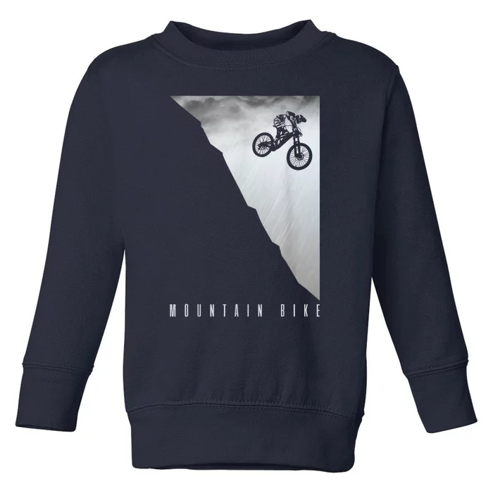 Mountain Bike Downhill MTB Biking Vintage Biker Gift Men Toddler Sweatshirt