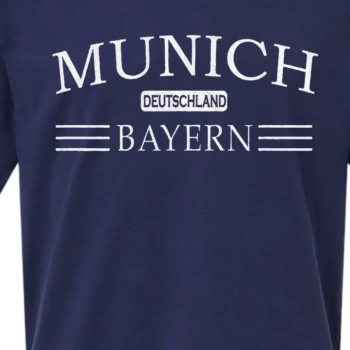 Munich Bayern Deutschland Bavaria Germany Sueded Cloud Jersey T-Shirt