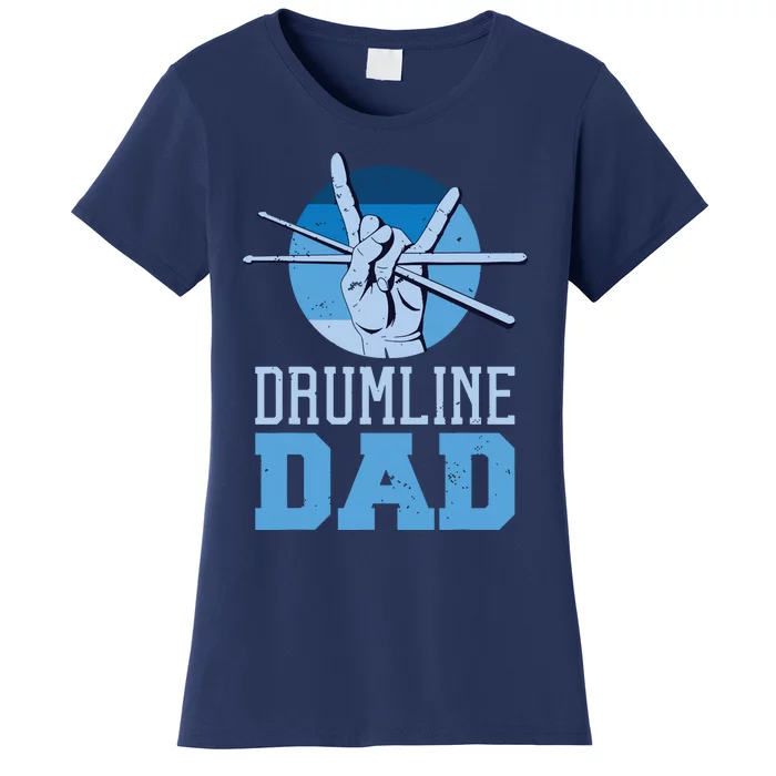 Marching Band Drum Major Drumline Dad Women's T-Shirt