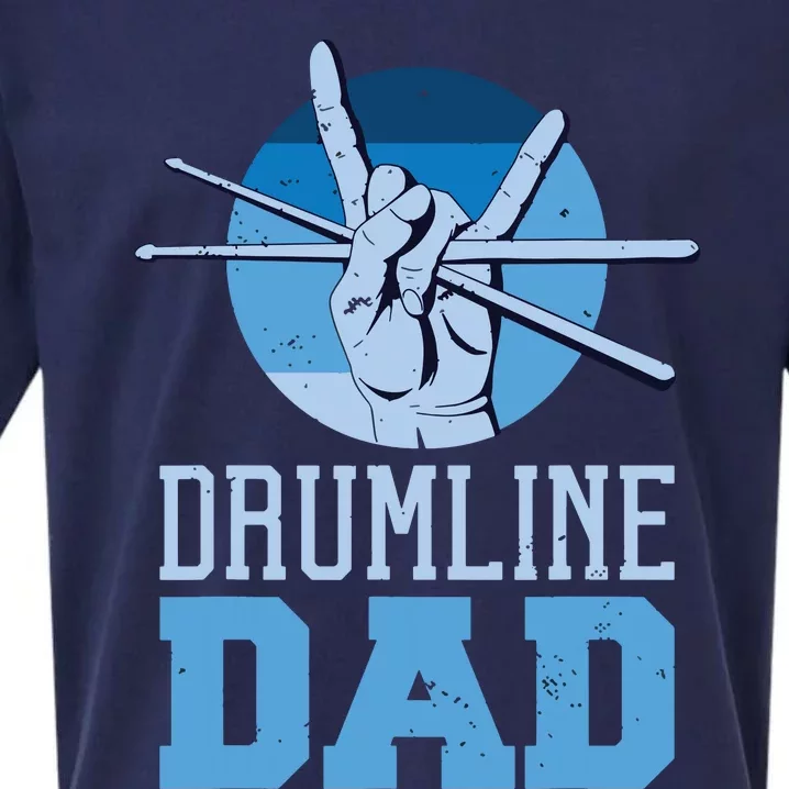 Marching Band Drum Major Drumline Dad Sueded Cloud Jersey T-Shirt